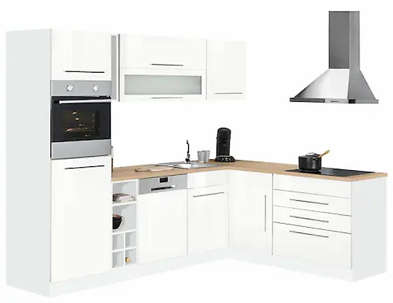 KOCHSTATION Winkelküche »KS-Eton« ohne E-Geräte, Stellbreite 260 x 190 cm günstig online kaufen
