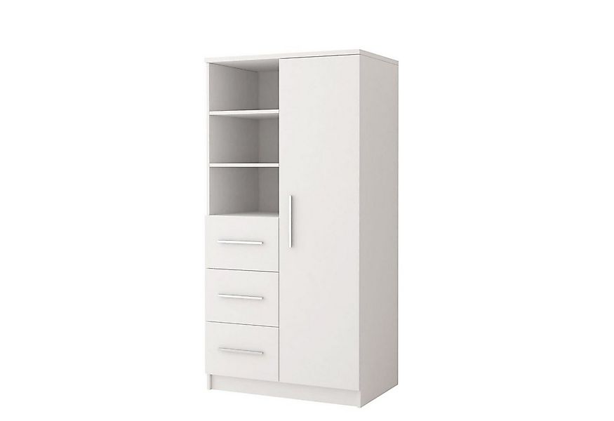MOEBLO Kleiderschrank Marsala 3SD 05 (mit Schubladen Regal, Vitrine Kleider günstig online kaufen