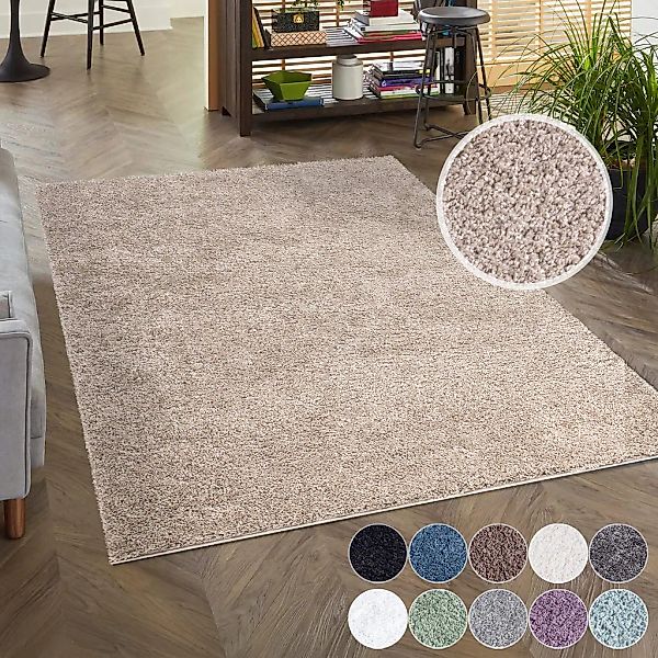 Carpet City Hochflor-Teppich "City Shaggy" rechteckig 30 mm Höhe Auch als L günstig online kaufen