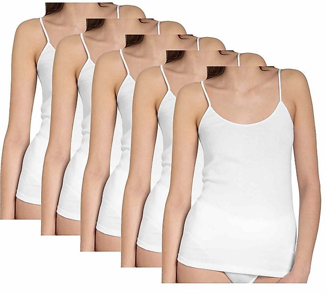 HAASIS Bodywear 1919 Unterhemd Damen Spaghetti Top 66501602-weiss (Packung, günstig online kaufen