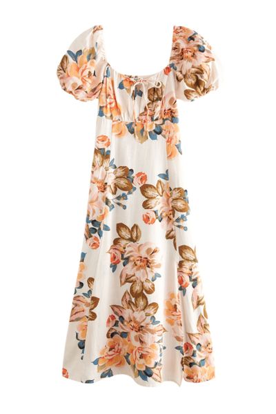 Next Midikleid Midikleid mit Puffärmeln (1-tlg) günstig online kaufen