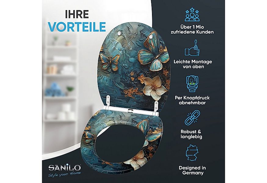 Sanilo WC-Sitz mit Absenkautomatik & Top Fix in vielen Designs, hochwertig, günstig online kaufen