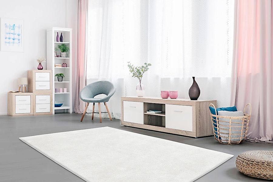 my home Hochflor-Teppich »Carla«, rechteckig, 40 mm Höhe, super soft, Teppi günstig online kaufen