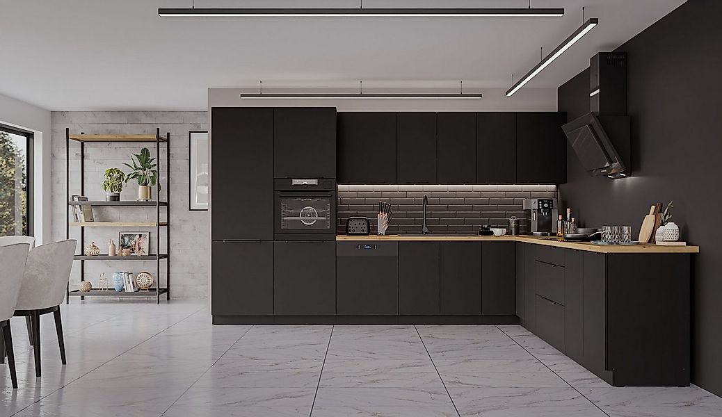 Küchen-Preisbombe Winkelküche SIENA 350x290 cm Küchenzeile Küchenblock Küch günstig online kaufen