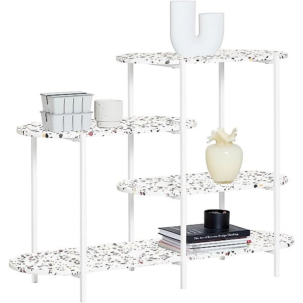 SoBuy Konsolentisch Sideboard Dekotisch Sofatisch Marmor Weiß FSB89-W günstig online kaufen