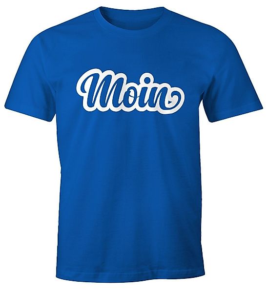MoonWorks Print-Shirt Moin Herren T-Shirt Fun-Shirt günstig online kaufen