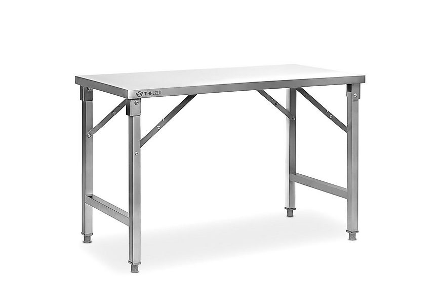 Mahlzeit Küchentisch Edelstahltisch, 120 x 60 x 80 cm, Arbeitstisch, Küchen günstig online kaufen