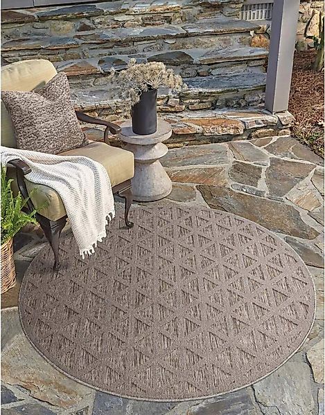 Carpet City Teppich "In-& Outdoorteppich Santorini 446, 3D-Effekt, Geo-Must günstig online kaufen
