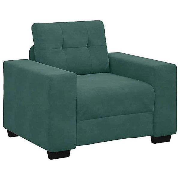 vidaXL Sofa Sessel Dunkelgrün 60 cm Samt günstig online kaufen