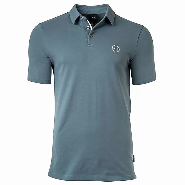 A|X ARMANI EXCHANGE Herren Poloshirt - Mikro-Logo, Slim fit, Cotton Stretch günstig online kaufen