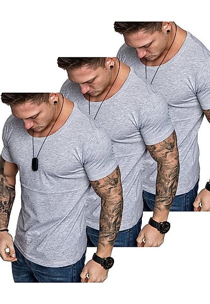 Amaci&Sons T-Shirt 3. LANCASTER 3er-Pack T-Shirts (3er-Pack) Herren Basic O günstig online kaufen