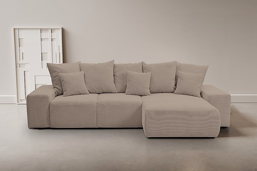 WERK2 Ecksofa "Riwa, modernes Sofa zum Kuscheln und Entspannen, Breite 300c günstig online kaufen
