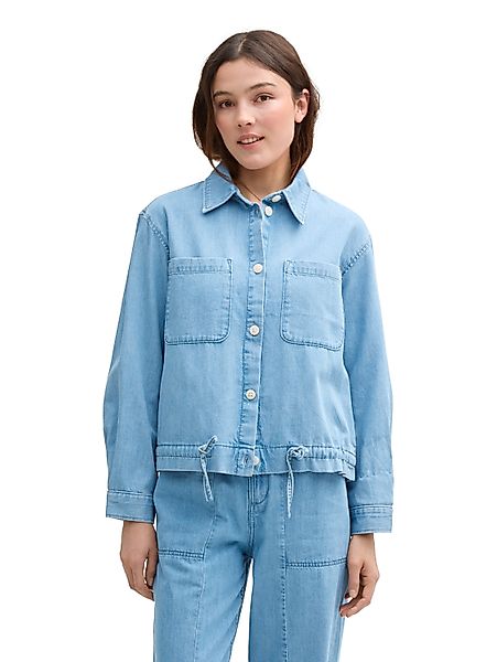 TOM TAILOR Denim Jeansjacke, ohne Kapuze, mit Brusttaschen günstig online kaufen