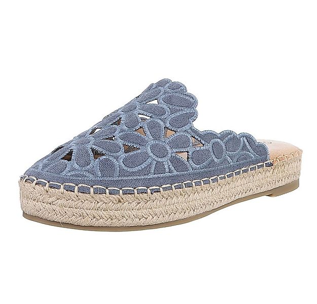 Ital-Design Damen Mules Freizeit Pantolette (88930270) Flach Pantoletten in günstig online kaufen