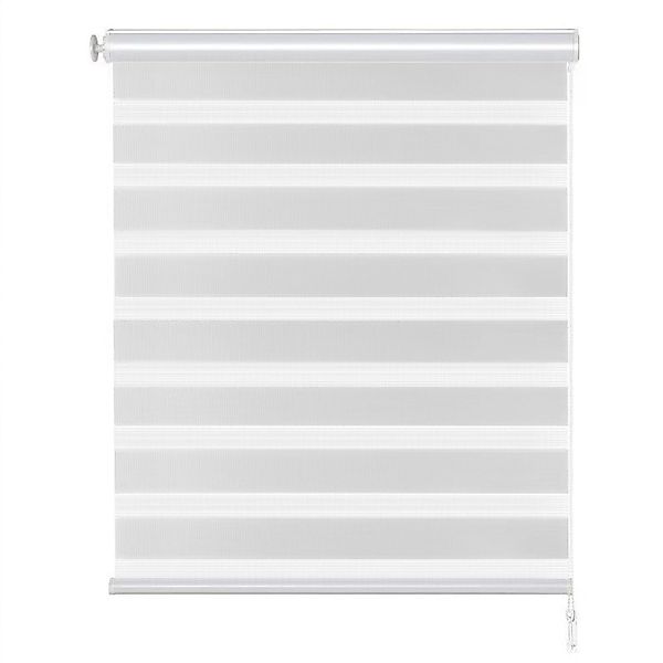 STILVORA Gardine Doppelrollo Jalousie Faltrollo Fensterrollo,Kettenzugrollo günstig online kaufen