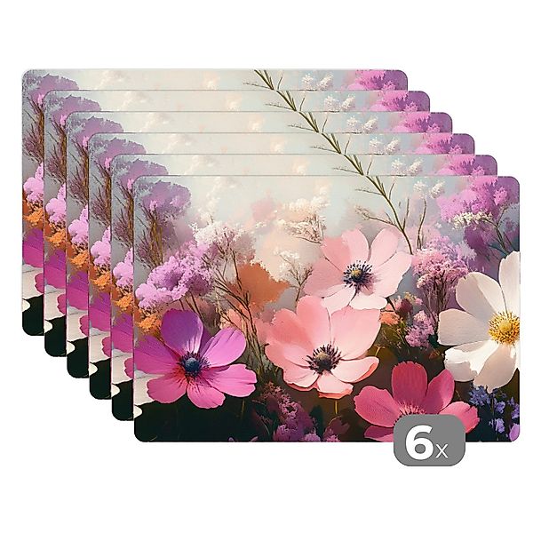 MuchoWow Platzset Blumen - Bunt - günstig online kaufen