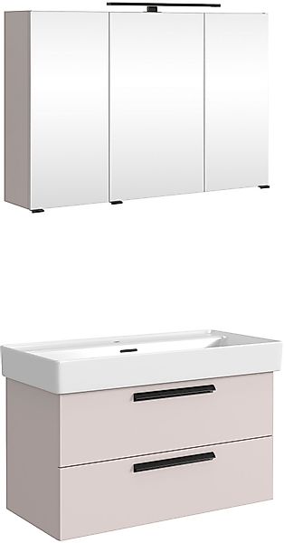 welltime Badmöbel-Set "SALVADA, 2tlg-Set, gedämpfte Scharniere, Softclose, günstig online kaufen