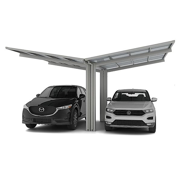 Ximax Carport Linea-60 Y-Ausführung Edelstahl-Look günstig online kaufen