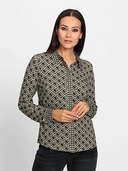 heine Klassische Bluse Druckbluse . günstig online kaufen