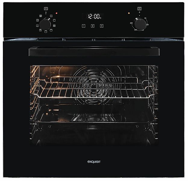 exquisit Einbaubackofen "EBE257-H-020" Heißluft&Pizzastufe - ideal für ein günstig online kaufen