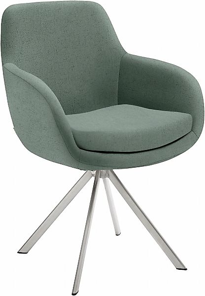 Musterring Esszimmerstuhl "Tavia" (Set) 2 Stk. Flachgewebe Stativgestell Ed günstig online kaufen