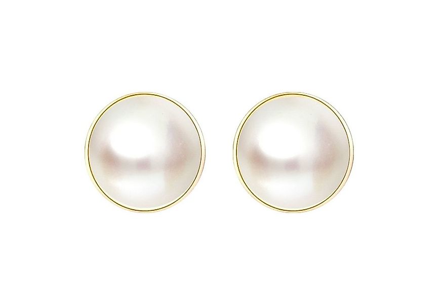 LÖB Perlenohrringe 925 Silber Gold Ohrstecker Tropfen Zuchtperlen Perlen Pe günstig online kaufen