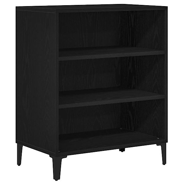 vidaXL Sideboard Schwarz Eichen-Optik 57 x 35 x 70 cm Holzwerkstoff 862592 günstig online kaufen
