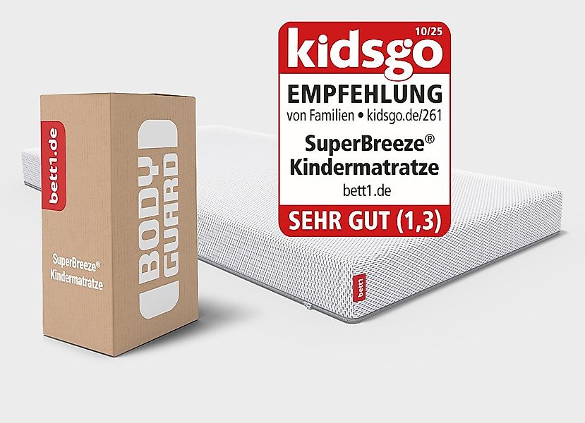 Kindermatratze SuperBreeze® Babymatratze, bett1.de, 10.5 cm hoch, Liegefläc günstig online kaufen