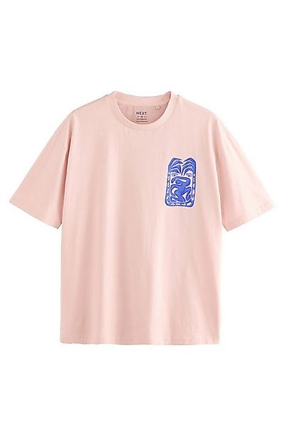 Next Print-Shirt T-Shirt mit Grafikprint 100 % Baumwolle (1-tlg) günstig online kaufen