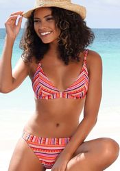 LASCANA Triangel-Bikini mit goldfarbenen Glitzerstreifen günstig online kaufen