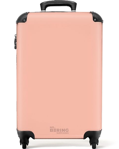 NoBoringSuitcases.com© Hartschalen-Trolley Pastell orange 55x35x20cm, 4 günstig online kaufen