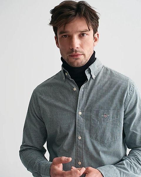 Gant Langarmhemd REG POPLIN MICRO GINGHAM günstig online kaufen