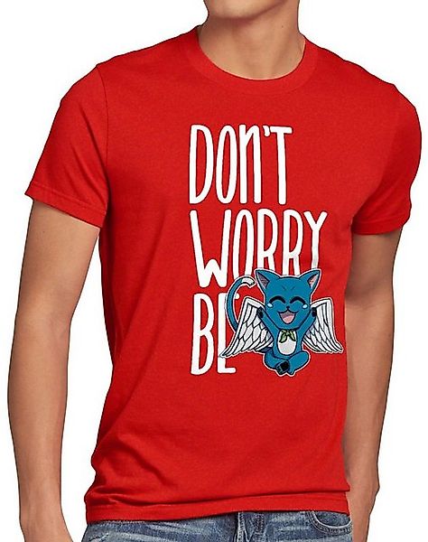 style3 T-Shirt Don't worry be Happy fairy anime manga japan tail günstig online kaufen