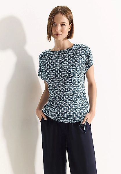 Cecil Print-Shirt mit luftigen Schlitze an der Schulter günstig online kaufen