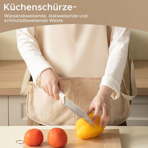Refttenw Kochschürze Kellnerschürze mit 2 Taschen,wasserabweisend günstig online kaufen