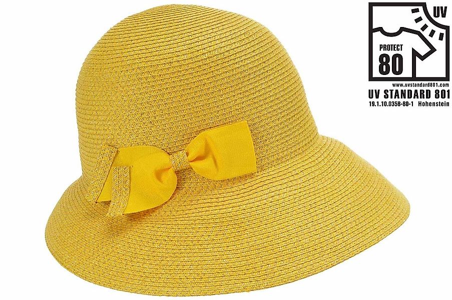 Seeberger Strohhut knautschbare melierte Schute UV-Schtuz günstig online kaufen