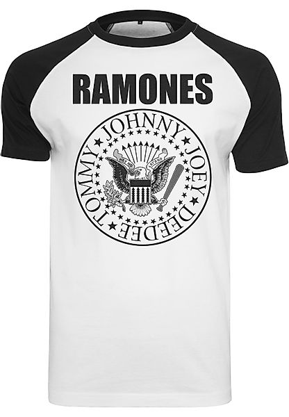 Merchcode T-Shirt Merchcode Herren Ramones Circle Raglan Tee (1-tlg) günstig online kaufen