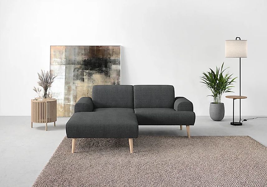 andas Ecksofa »Swift Scandic Design, komfortabler Federkern, Breite 192cm, günstig online kaufen