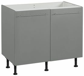 OPTIFIT Spülenschrank "Bern" 100 cm breit, mit 2 Türen, höhenverstellbare F günstig online kaufen