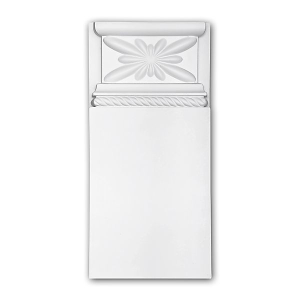 PROFHOME 154030 Zierelement Türumrandung Stuckdekor aus Polyurethan 10,9 cm günstig online kaufen