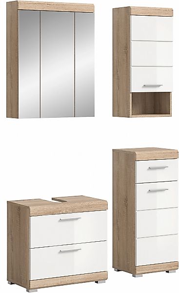 INOSIGN Badmöbel-Set "Siena, 4 teilig, bestehend aus:", (Set), Waschbeckenu günstig online kaufen