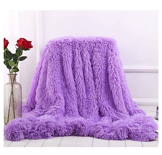 Wohndecke Super Weiche lange Zotteldecke, Flauschig Kuscheldecke Warme & Ko günstig online kaufen