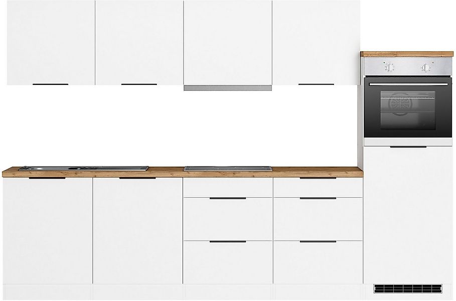 KOCHSTATION Küchenzeile KS-Lagos2, Küche Komplettset, Breite 300cm, wahlwei günstig online kaufen