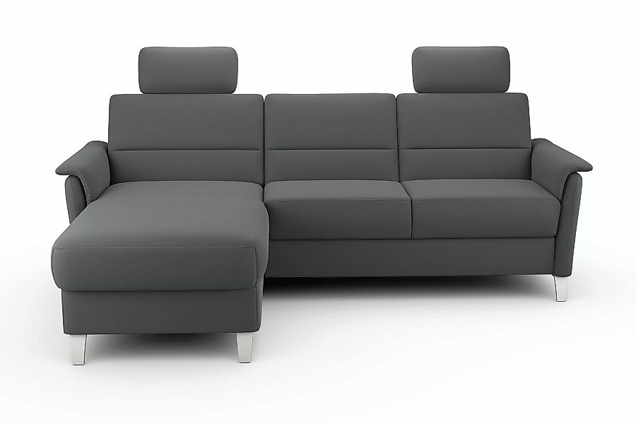 sit&more Ecksofa »Palmera L-Form«, Federkern, wahlweise mit Bettfunktion un günstig online kaufen