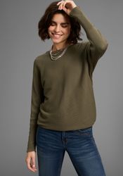 Laura Scott Fledermauspullover Übergangspullover mit überschnittenen günstig online kaufen