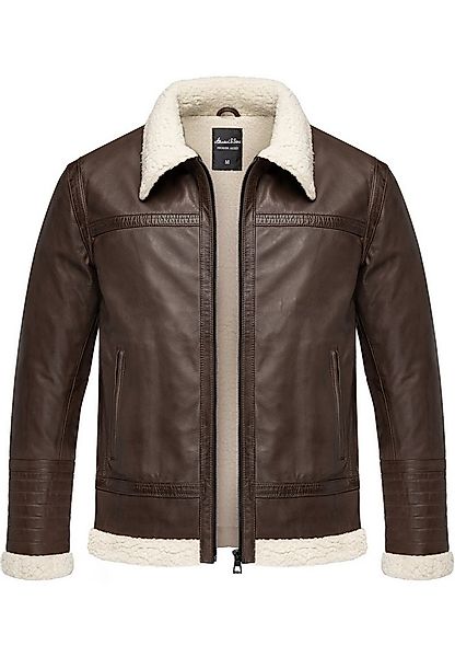 Amaci&Sons Lederjacke OATMAN Lederjacke Herren gefüllte Fell Lederjacke günstig online kaufen