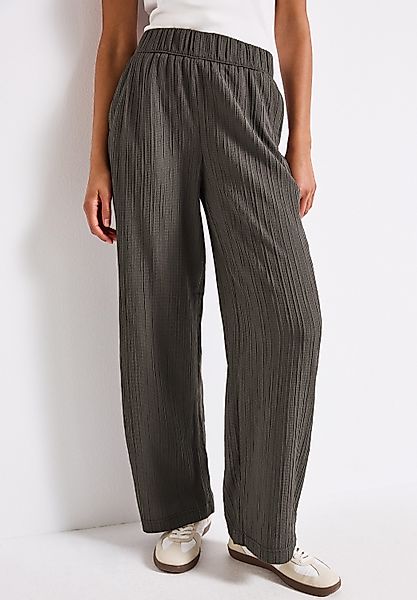 STREET ONE Stoffhose Sommerhose mit elastischem günstig online kaufen