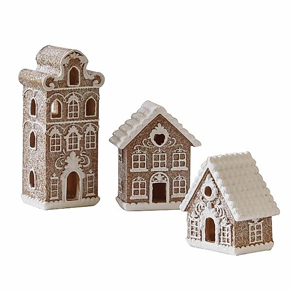 Mirabeau Weihnachtsfigur Deko-Haus 3er Set Gabin günstig online kaufen