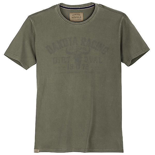 redfield Rundhalsshirt Redfield XXL T-Shirt oliv günstig online kaufen