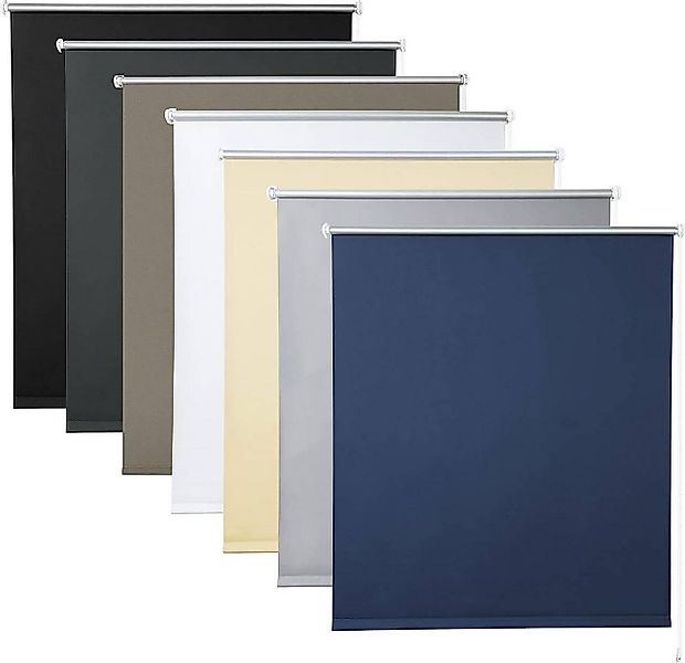 Verdunklungsrollo, Woltu, verdunkelnd, verspannt, Klemmfix, ohne günstig online kaufen
